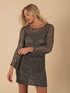 Crochet Variegated Color Coverup Dress